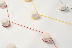 still-life-red-thread-connection_23-2149870864